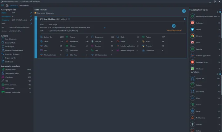 The low-hanging fruit forensics approach