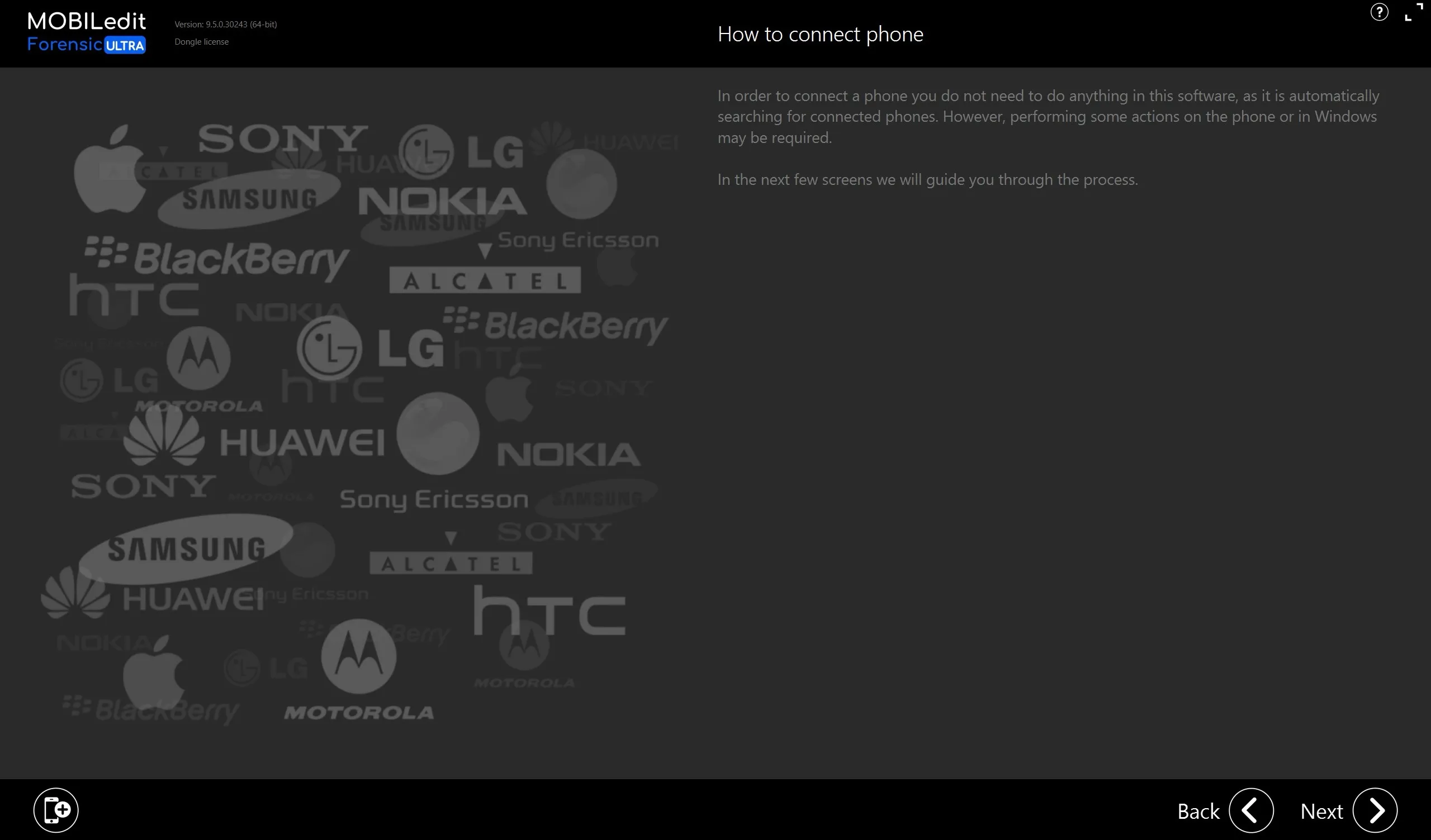 Huge number of supported phones